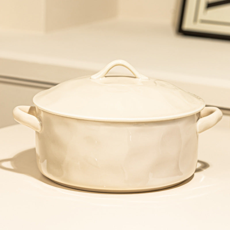 Porcelain Soup Bowl With Lid