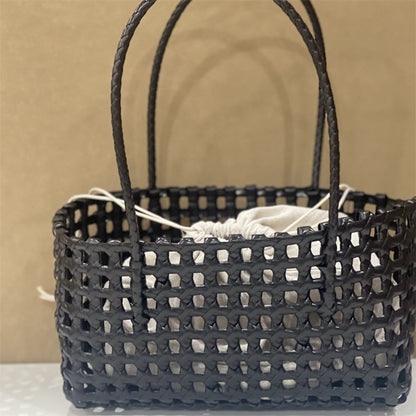 French Style Hollow Out Woven Bag