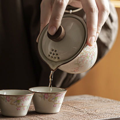 Ceramic Ethereal Travel Tea Set