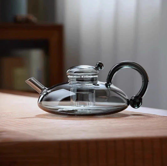 Elegant Glass Heating Tea Pot