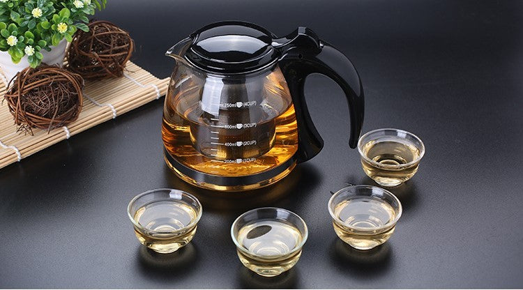 Heat Resistant Glass Tea Pot