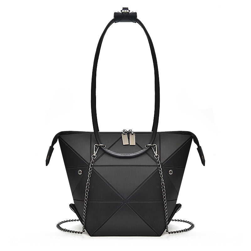 Geometric Diamond Laser Bag