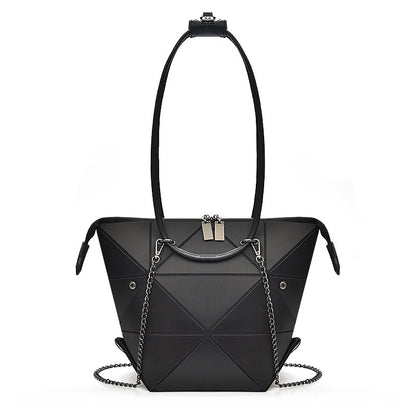 Geometric Diamond Laser Bag