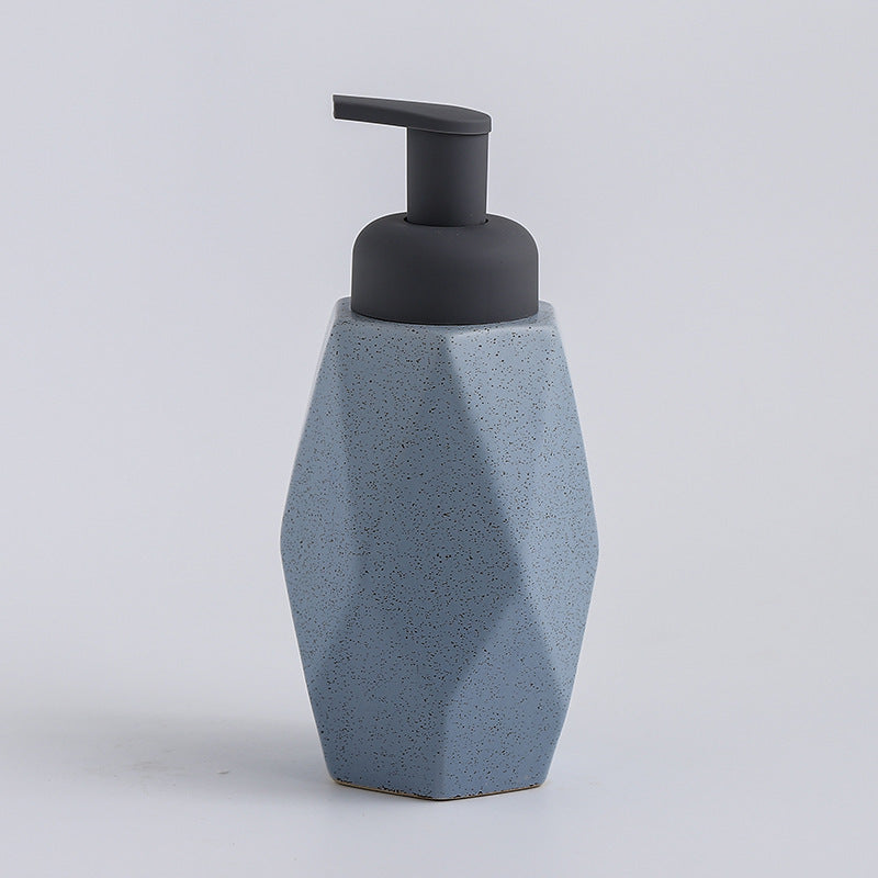 Ceramic Speckled Soap Dispenser Bottle