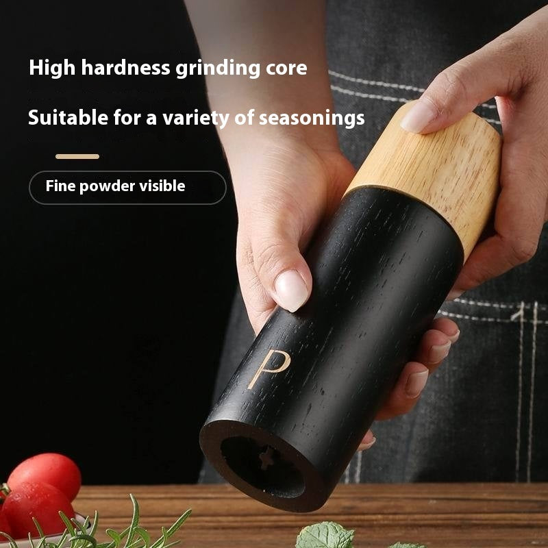 Retro Oak Pepper Grinder