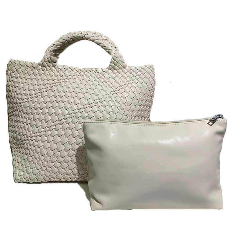 Woven Capacity Tote Bag