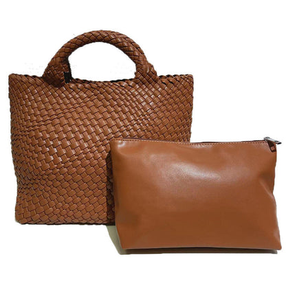 Woven Capacity Tote Bag