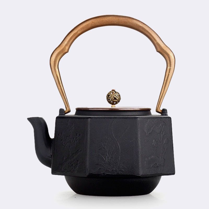 Iron Hot Water Tea Pot