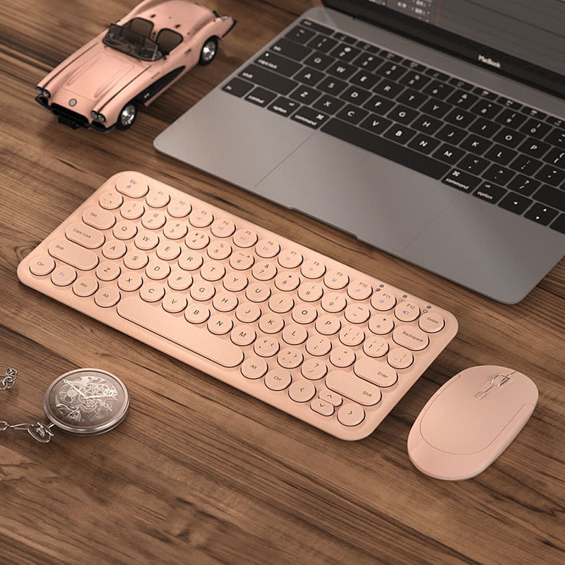 Ultra-Thin Wireless Keyboard And Mouse Set