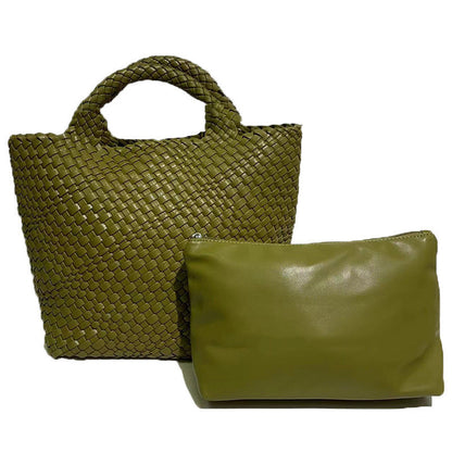 Woven Capacity Tote Bag