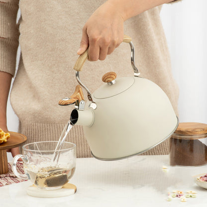 Beige Whistle Kettle