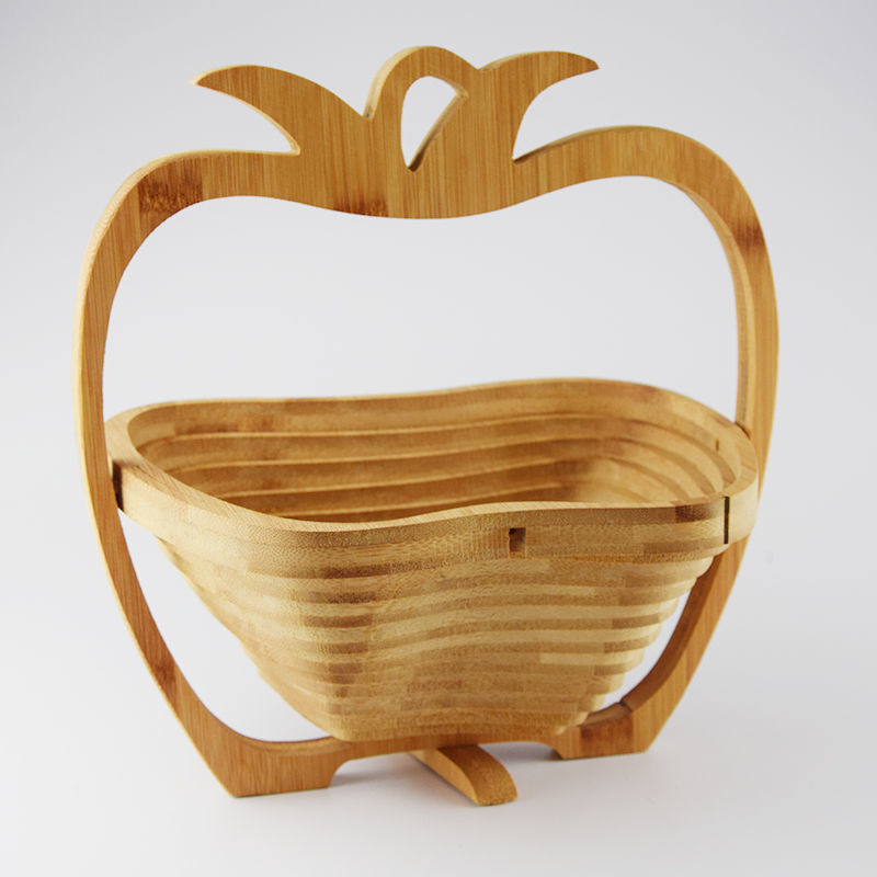 Retro Bamboo Fruit Basket