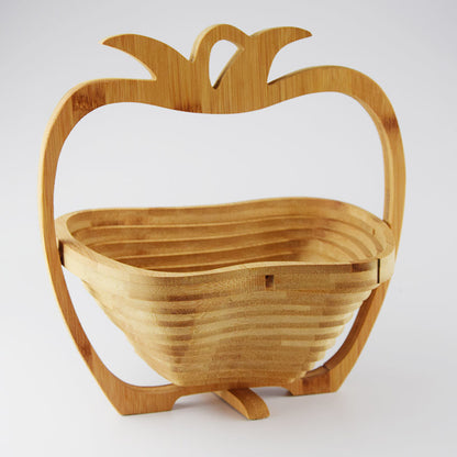 Retro Bamboo Fruit Basket