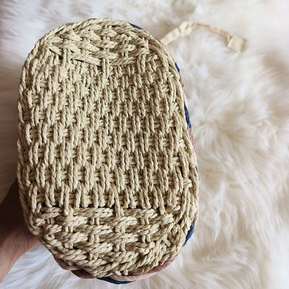 Japanese Inspired Woven Bamboo Bag