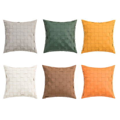 Geometric Pixel Cushion Cover