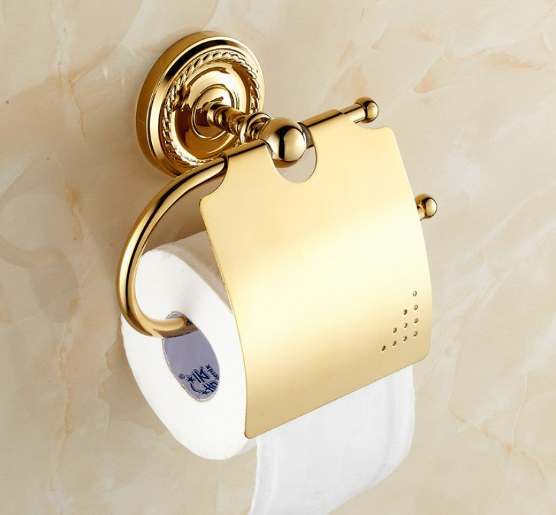 Luxe Wall Mounted Toilet Paper Roll Holder