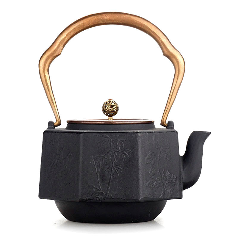 Iron Hot Water Tea Pot