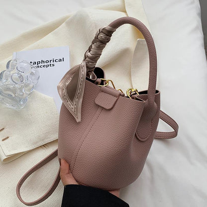 Accent Ribbon Bucket Bag