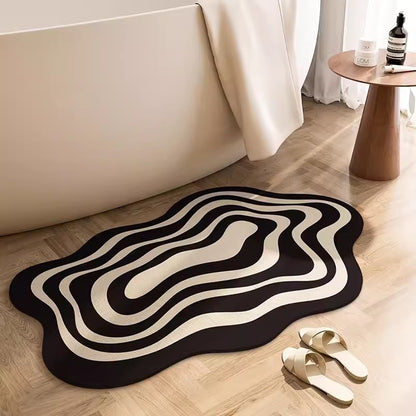 Abstract Haven Bathroom Absorbent Mat