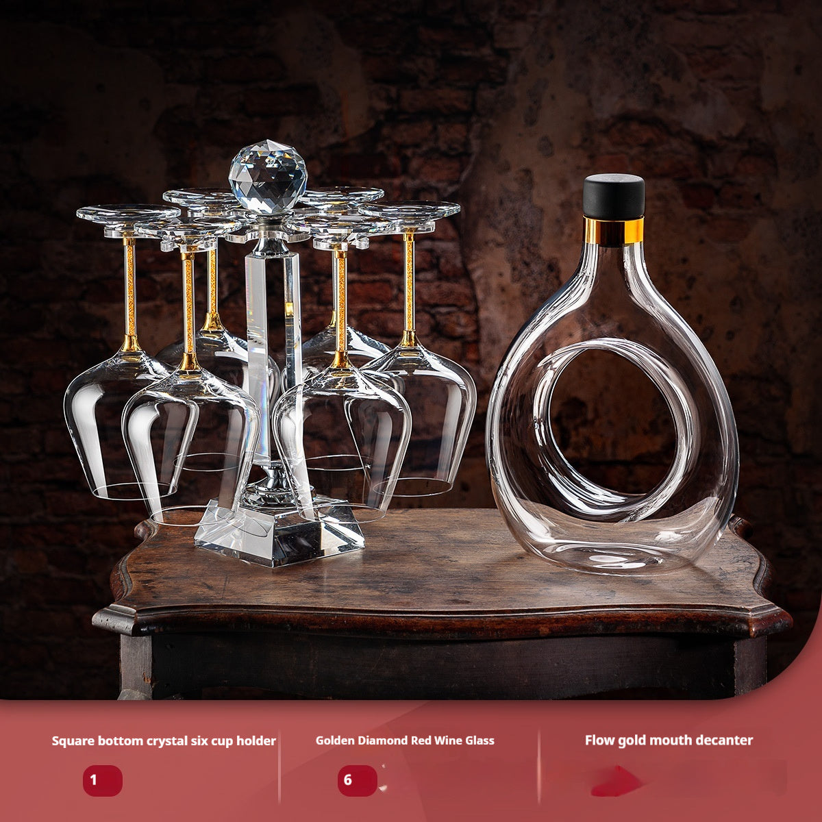 Wine Oxidation Decanter & Glasses