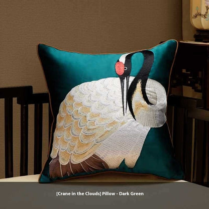 Plush Chinese Classic Embroidery Cushion