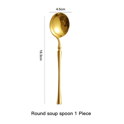 Golden Edge Stainless Steel Cutlery