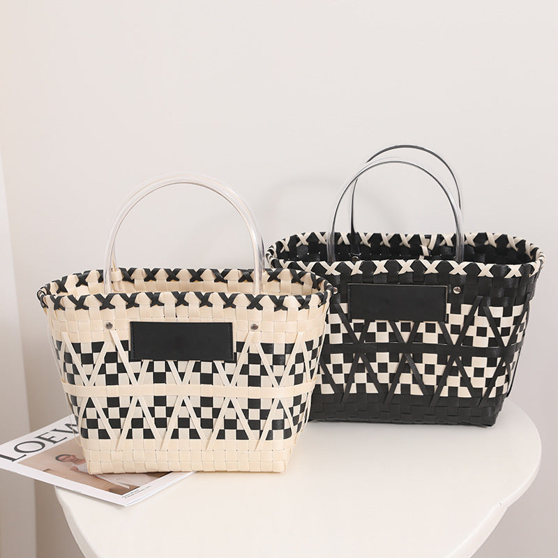 Trendy Basket Bag