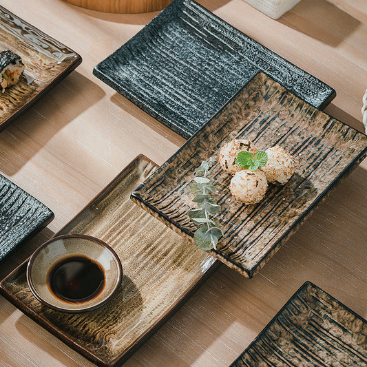 Rectangular Porcelain Dinner