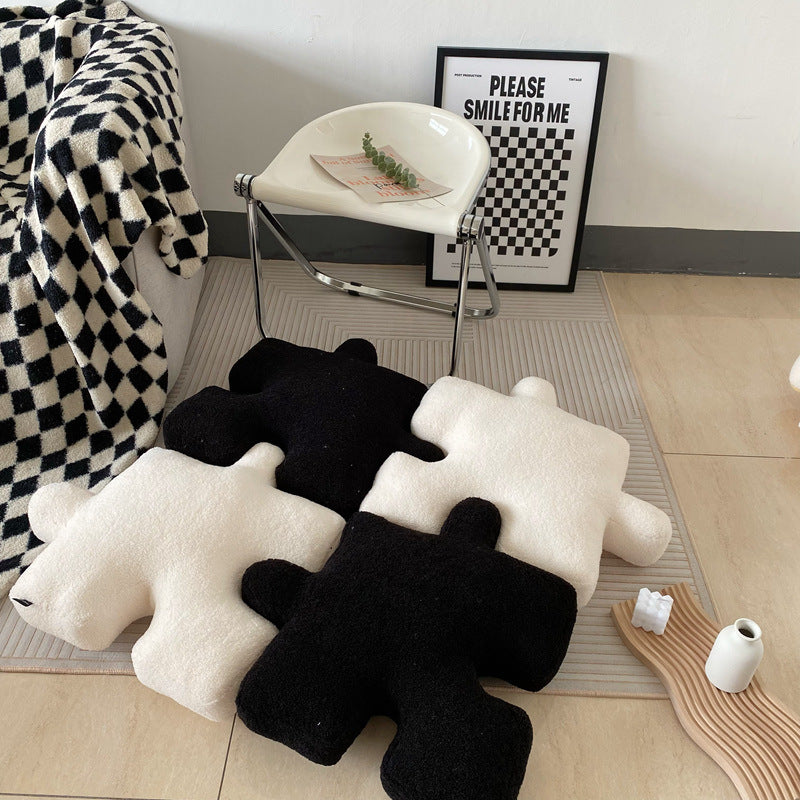 Creative Edgy Puzzle Shaped Pillow