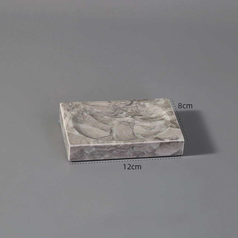 Marble Bathroom Dispenser Set