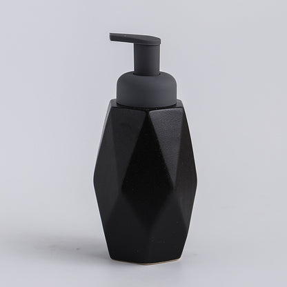 Ceramic Speckled Soap Dispenser Bottle