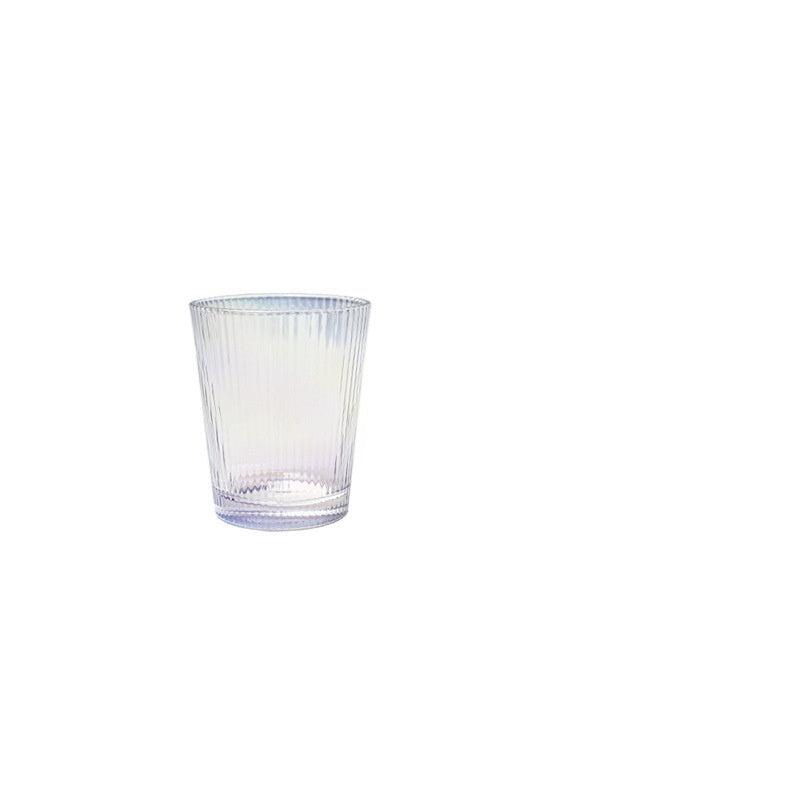 Glass Ribbed Water Pitcher