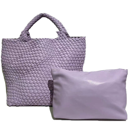 Woven Capacity Tote Bag