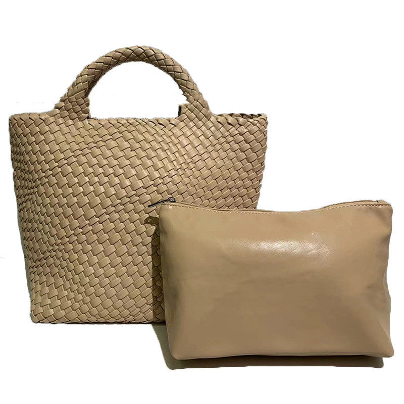 Woven Capacity Tote Bag