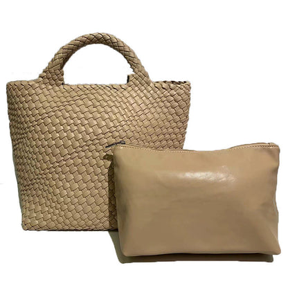 Woven Capacity Tote Bag