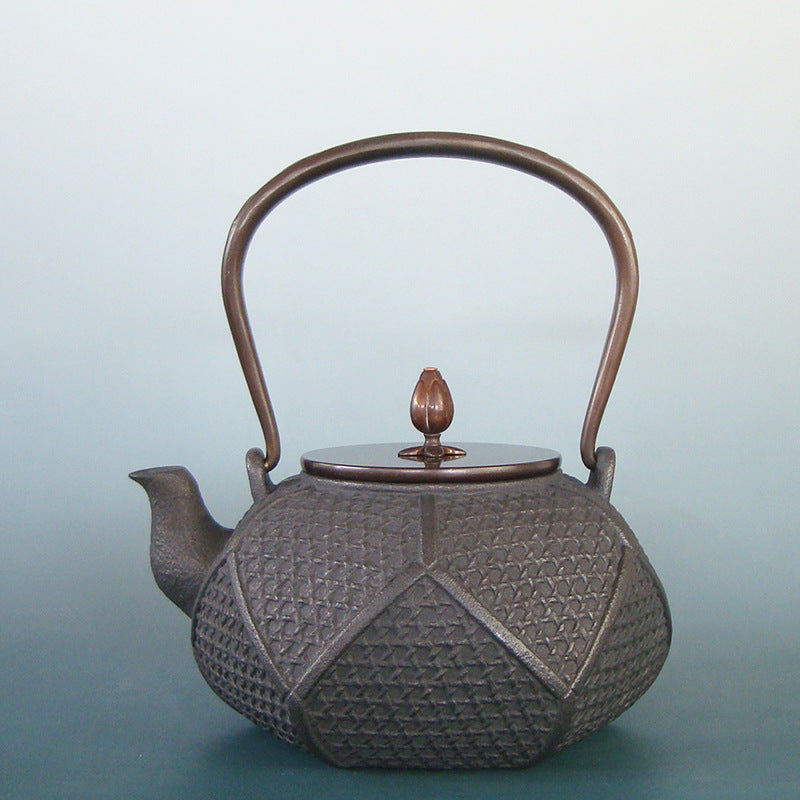 Cast Iron Grey Tea Pot