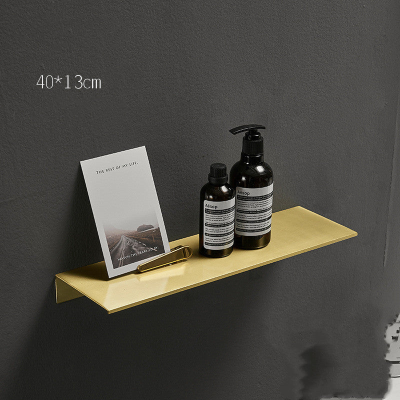 Brushed Gold Aluminium Bathroom Shelf