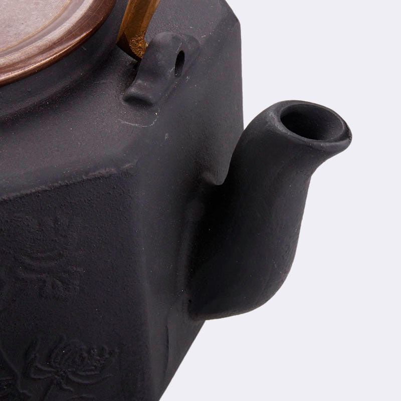 Iron Hot Water Tea Pot