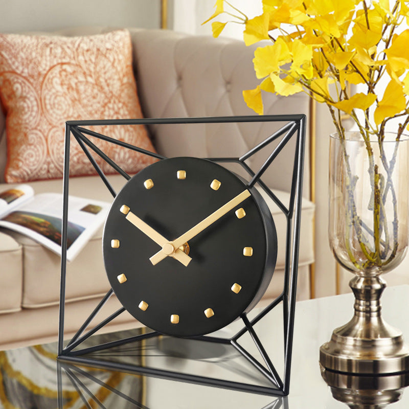 Geometric Table Top Clock