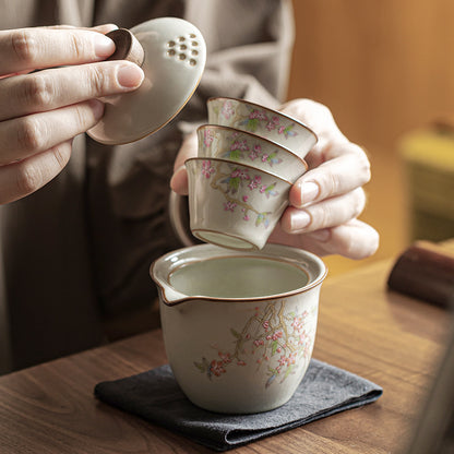 Ceramic Ethereal Travel Tea Set