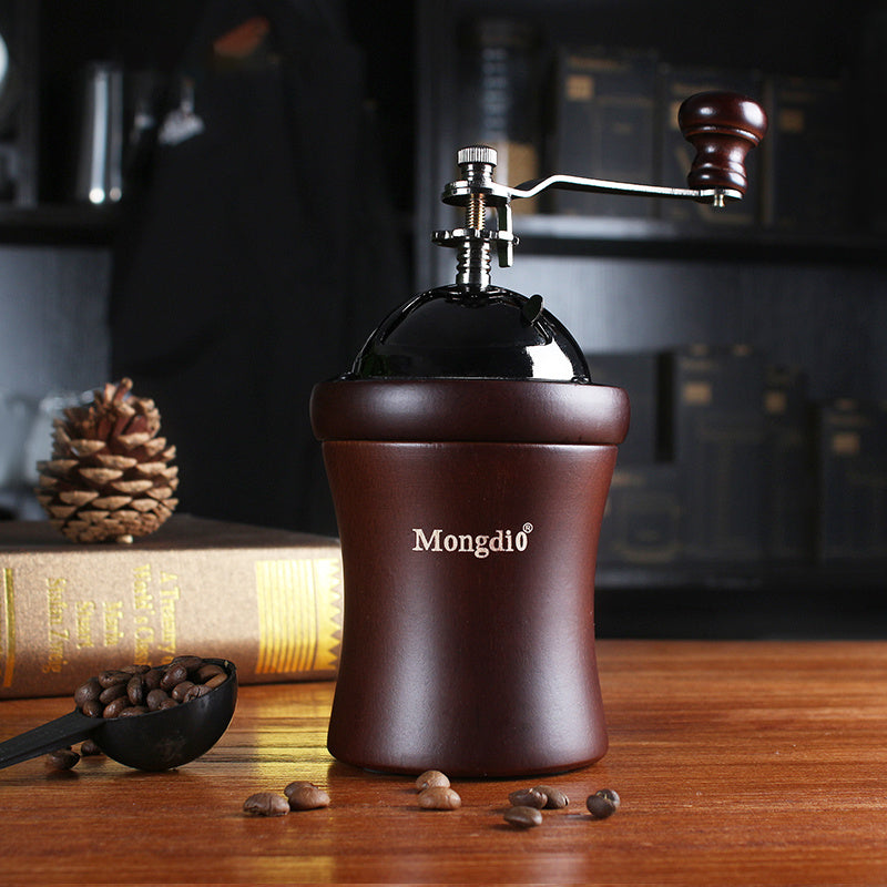 Wood Barrell Manual Coffee Machine