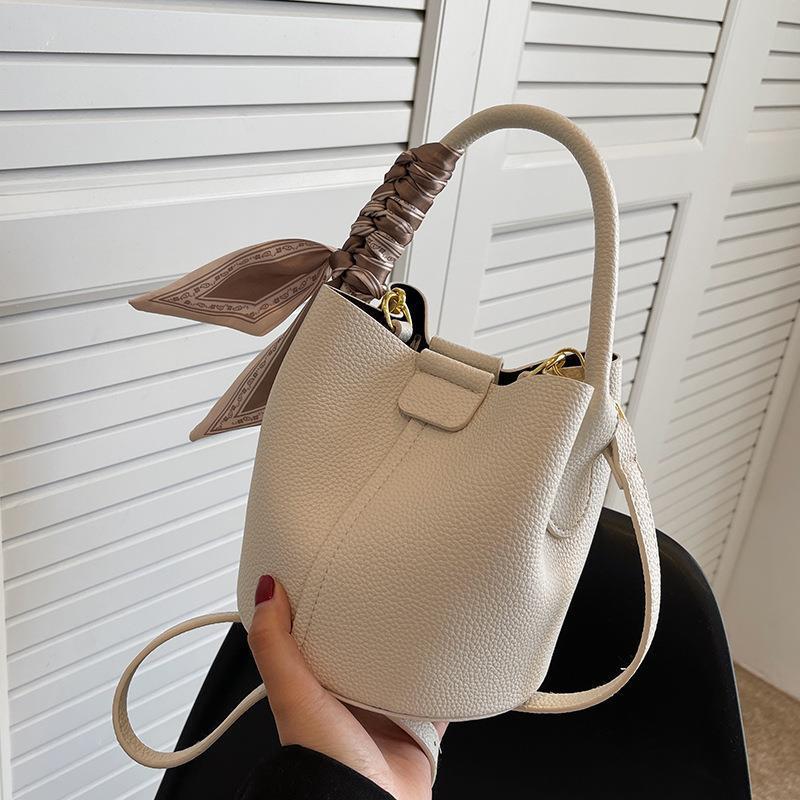 Accent Ribbon Bucket Bag