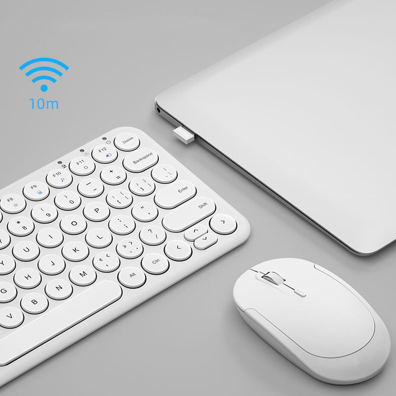 Ultra-Thin Wireless Keyboard And Mouse Set