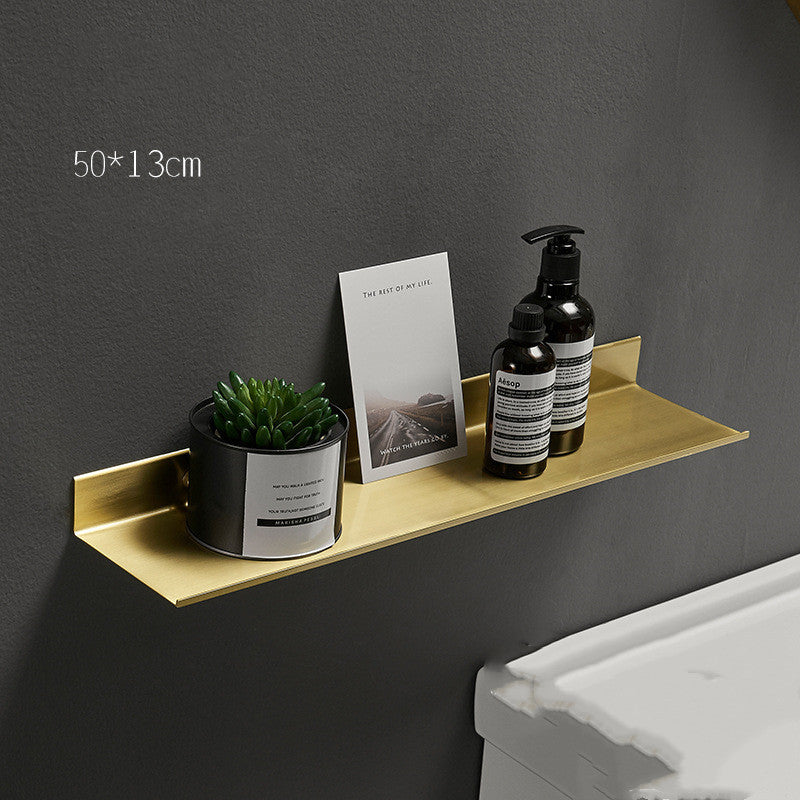 Brushed Gold Aluminium Bathroom Shelf