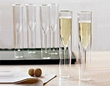 Double Champagne Glass