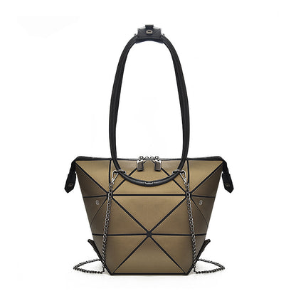 Geometric Diamond Laser Bag