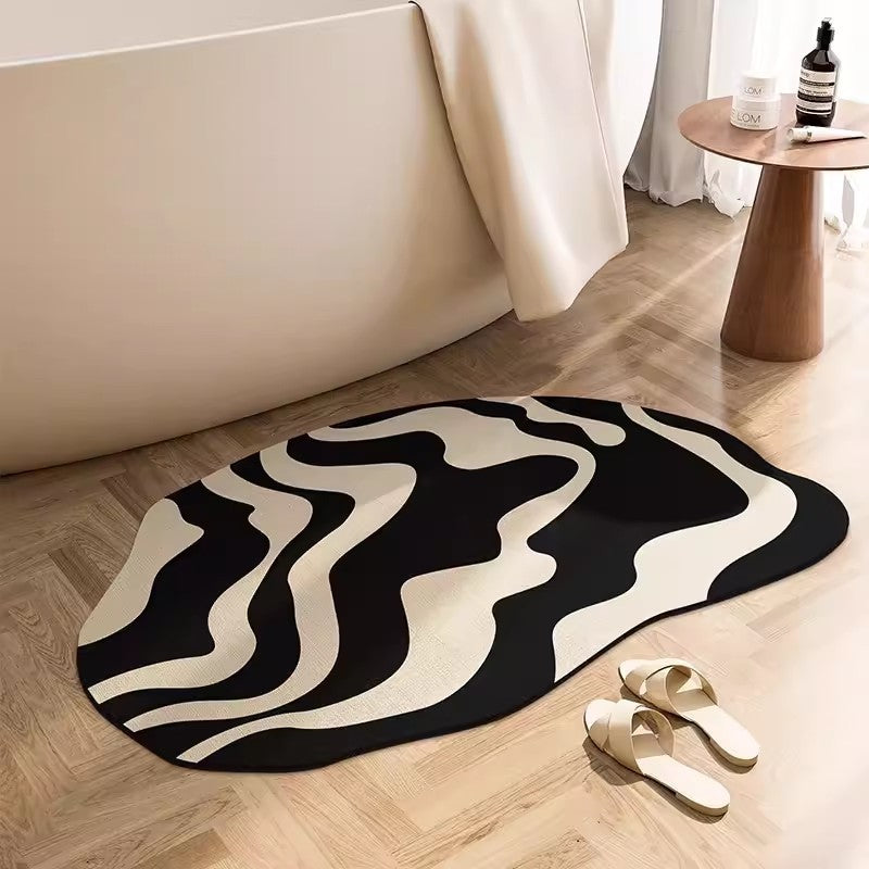 Abstract Haven Bathroom Absorbent Mat