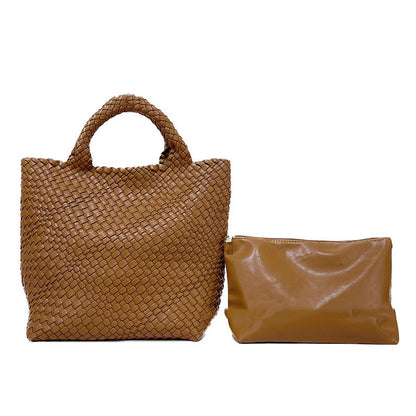 Woven Capacity Tote Bag