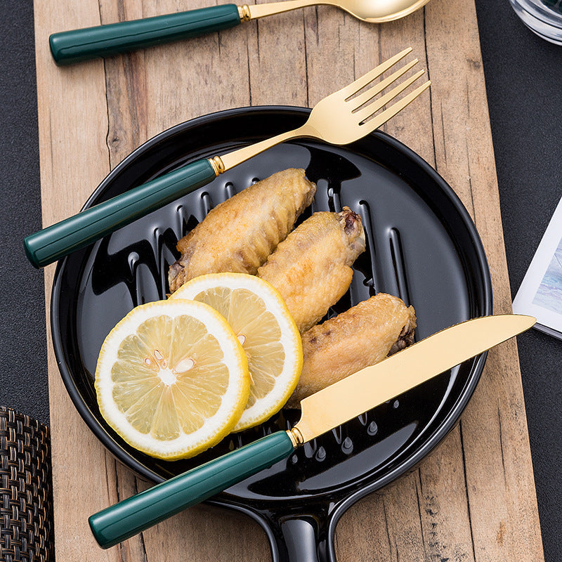 Teal Crest Stainless Steel Cutlery