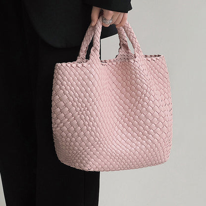 Woven Capacity Tote Bag